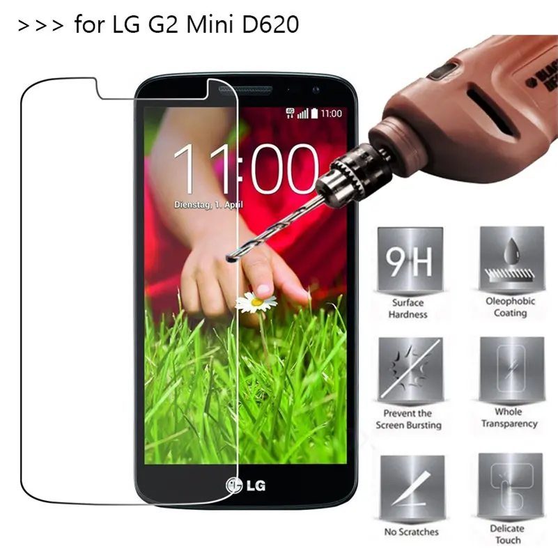 9H 2.5D 0 26 мм Закаленное стекло протектор для LG G2 мини экран закаленное защитное