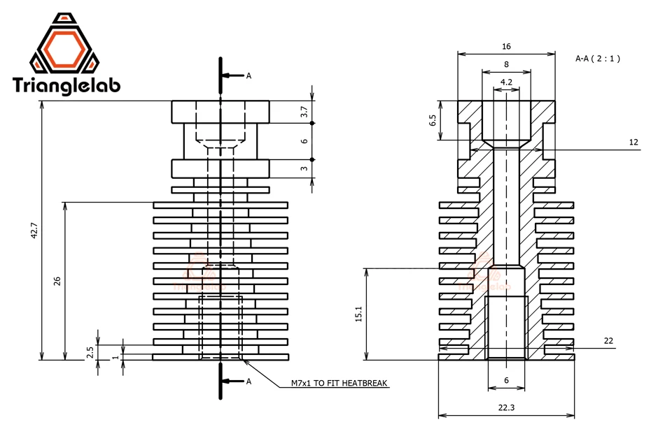 V6 радиатор экструдер радиатор для E3D v6 hotend пульт дистанционного управления 1,75 мм прямой и Боуден для подачи 3D принтер titan экструдер AQUA