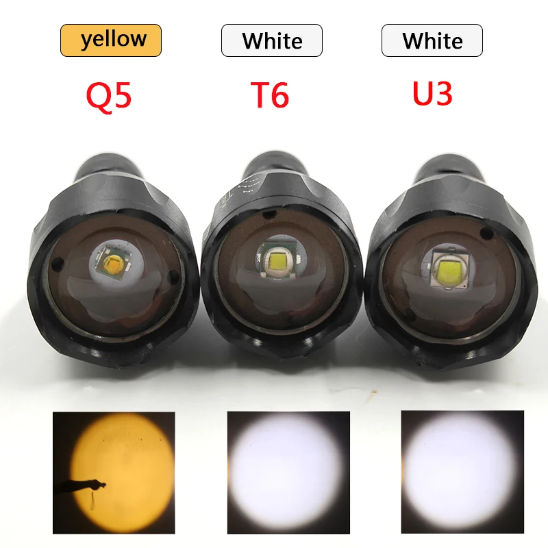 Litwod Z20 XM L2 U3 белый и желтый светильник светодиодный фонарик алюминиевый