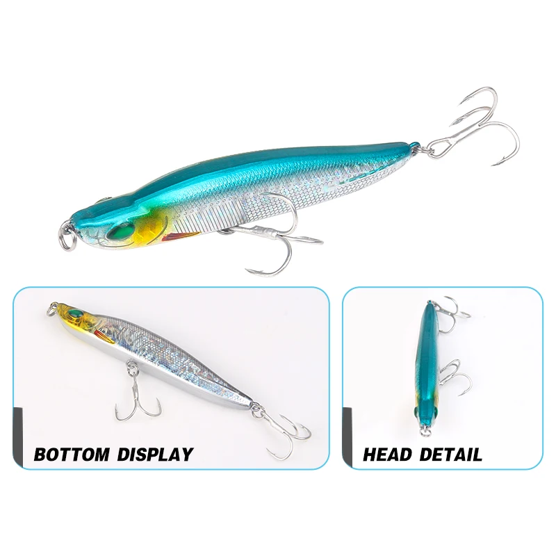 SEAPESCA рыболовная приманка Лазерная гольян 10 см 17 г Pesca крючки медленно тонущий