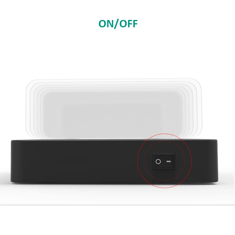 STOD Smart USB зарядное устройство Qi Беспроводная зарядка 50 Вт ЖК-дисплей Настольный держатель для iPhone X Samsung Huawei Mi 9 адаптер переменного тока