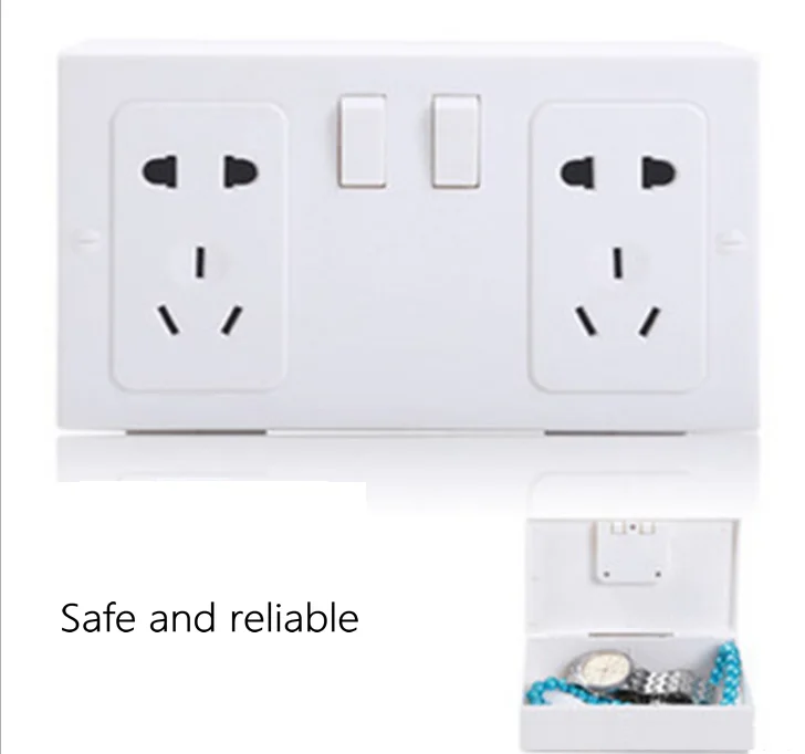 Мини Скрытая безопасность Противоугонная тибетская настенная розетка тибетские