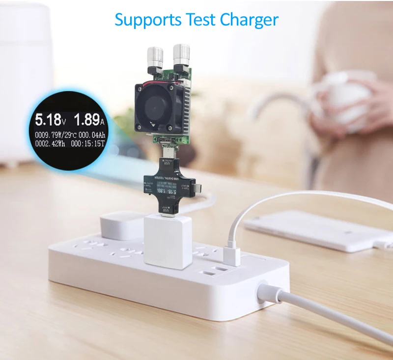 STOD usb type C PD тестер напряжения постоянного тока до 30 в ток 5A OTG Быстрая зарядка 3,0 для Macbook зарядное устройство чехол для проводов USB-C адаптер