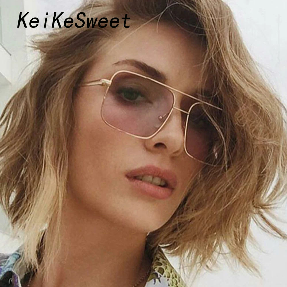 Женские винтажные солнцезащитные очки KeiKeSweet брендовые дизайнерские с