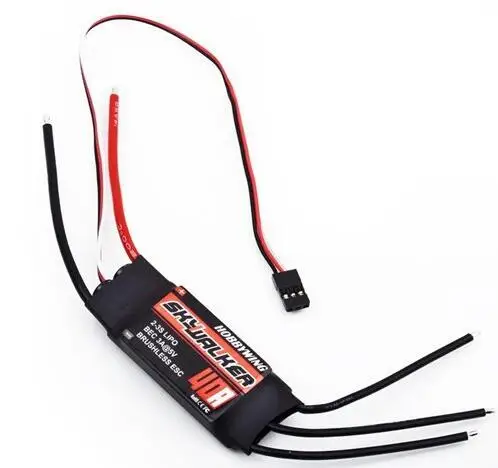 1 шт. Hobbywing Skywalker 12A 20A 30A 40A 60A 80A ESC контроллер скорости с UBEC для радиоуправляемых FPV
