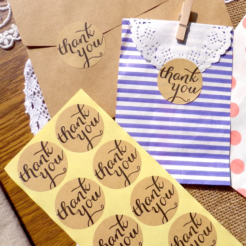 102 шт. крафт-наклейки печать крафт-бумага герметизирующая наклейка 3 8 см