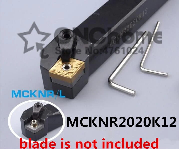 MCKNR2020K12/MCKNL2020K12 75 градусов набор внешних токарных инструментов 20*20*125 мм токарный