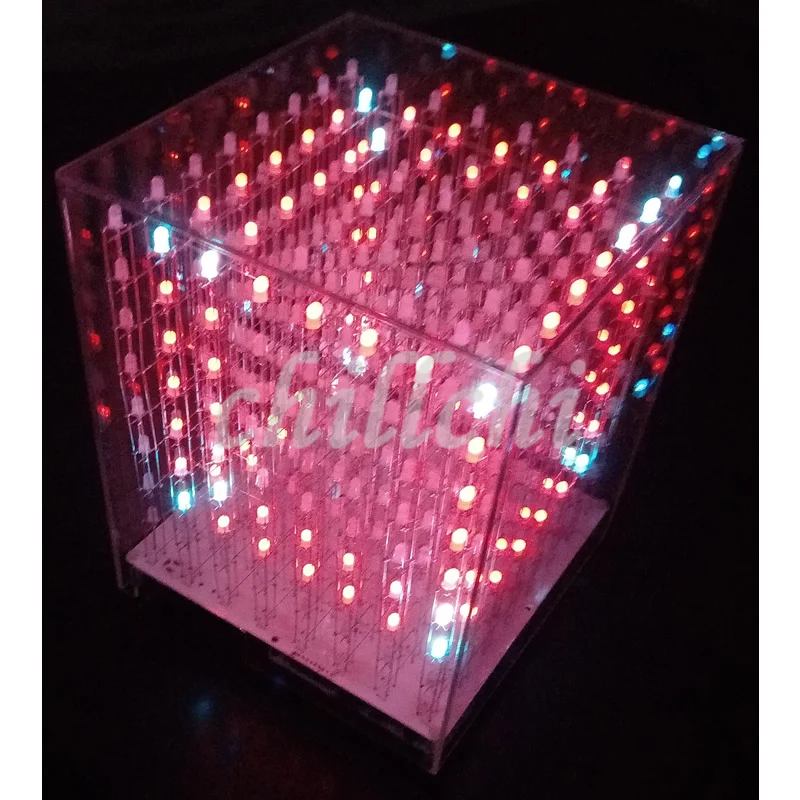3D 888 полноцветный куб готовый RGB Цветной световой 16 миллионов цветов комплект