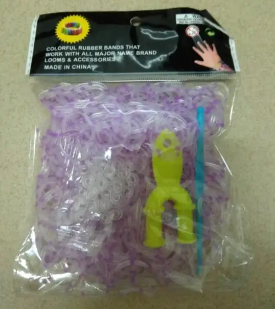purple dot 600pcs Новые популярные леопардовые ткацкие браслеты Оранжевые радужные тканые резиновые браслеты детские развивающие игрушки - Цвет: purple dot 600pcs