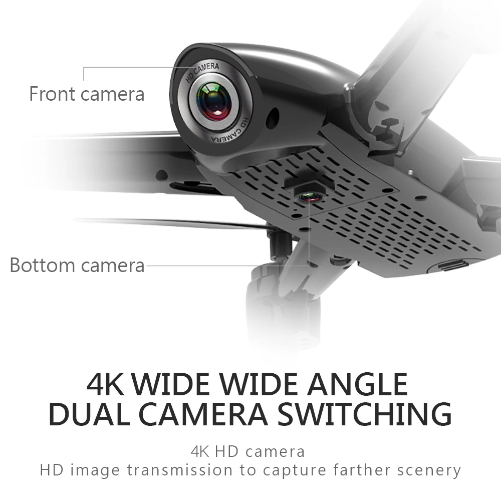 SG106 Радиоуправляемый Дрон с 4K камерой оптическим потоком 1080P HD двойная камера