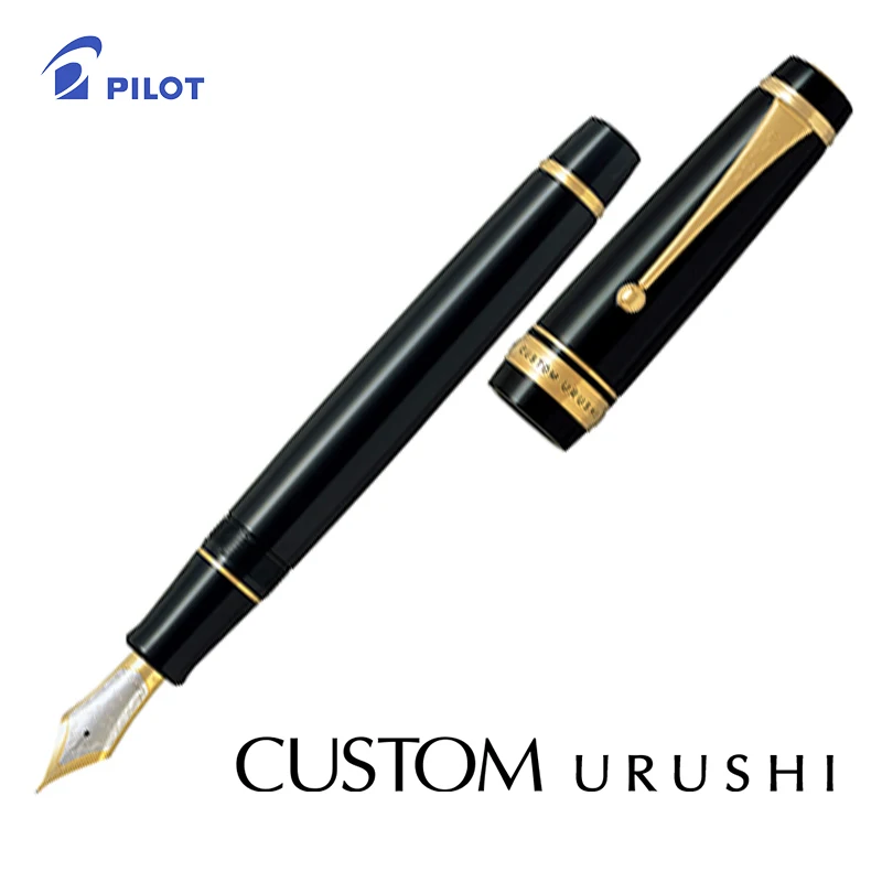 Pilot CUSTOM URUSHI big penholder 30th 18K Золотая перьевая ручка