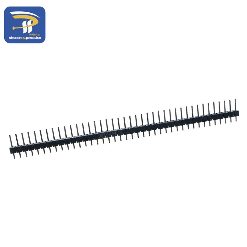 100x 40 Pin 2.54 mm Single Row Male Header for Arduino Prototype Shield DIY | Электронные компоненты и