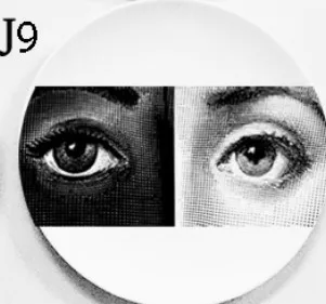 9 " /8" Fornasetti настенный таблички домашний бар задний план книги по искусству Nouveau украшения Фарфор блюда иллюстрации украшения Craft - Цвет: 9