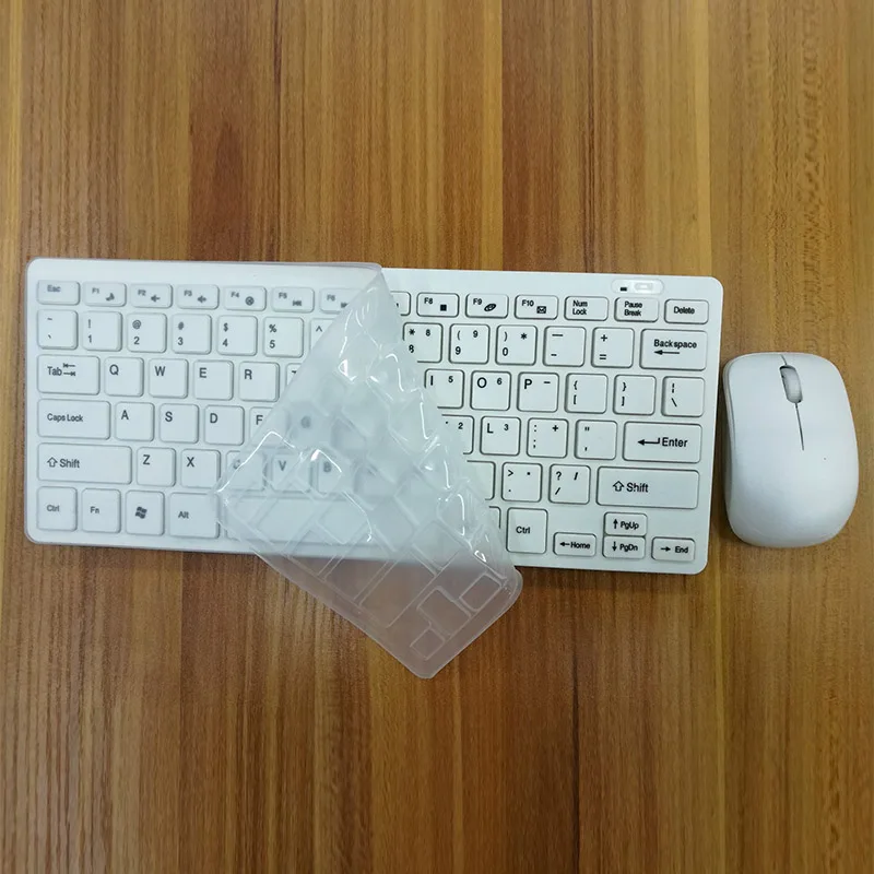 Ультра тонкий 2 4G Беспроводная клавиатура мышь комбо набор с USB Приемником Для