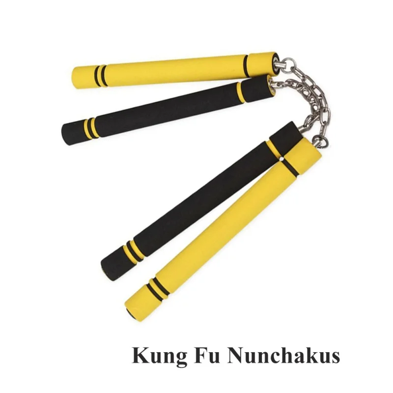 Детская губка для обучения кунг фу Nunchakus безопасный пенопласт двойная дужка с