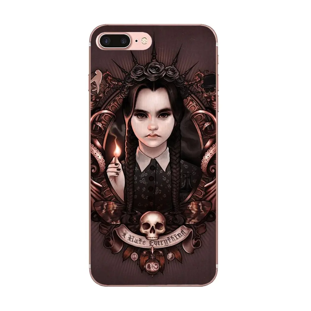 Soft Capa For Samsung Galaxy Note 5 8 9 S3 S4 S5 S6 S7 S8 S9 S10 mini Edge Plus Lite Wednesday Addams Family Cell | Мобильные