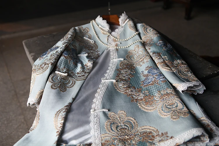 Günstig Sehen Orange 2018 Frühling Handarbeit Stickerei Brokat Cheongsam Vintage Achat Knoten Kragen Chinesischen Stil Jacke Tops SO3375