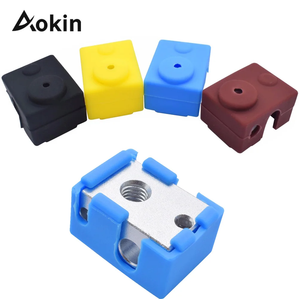 AOKIN V6 силиконовый чехол для 3D принтера с поддержкой Оригинальный J head 1 75/3 0 мм Bowden и