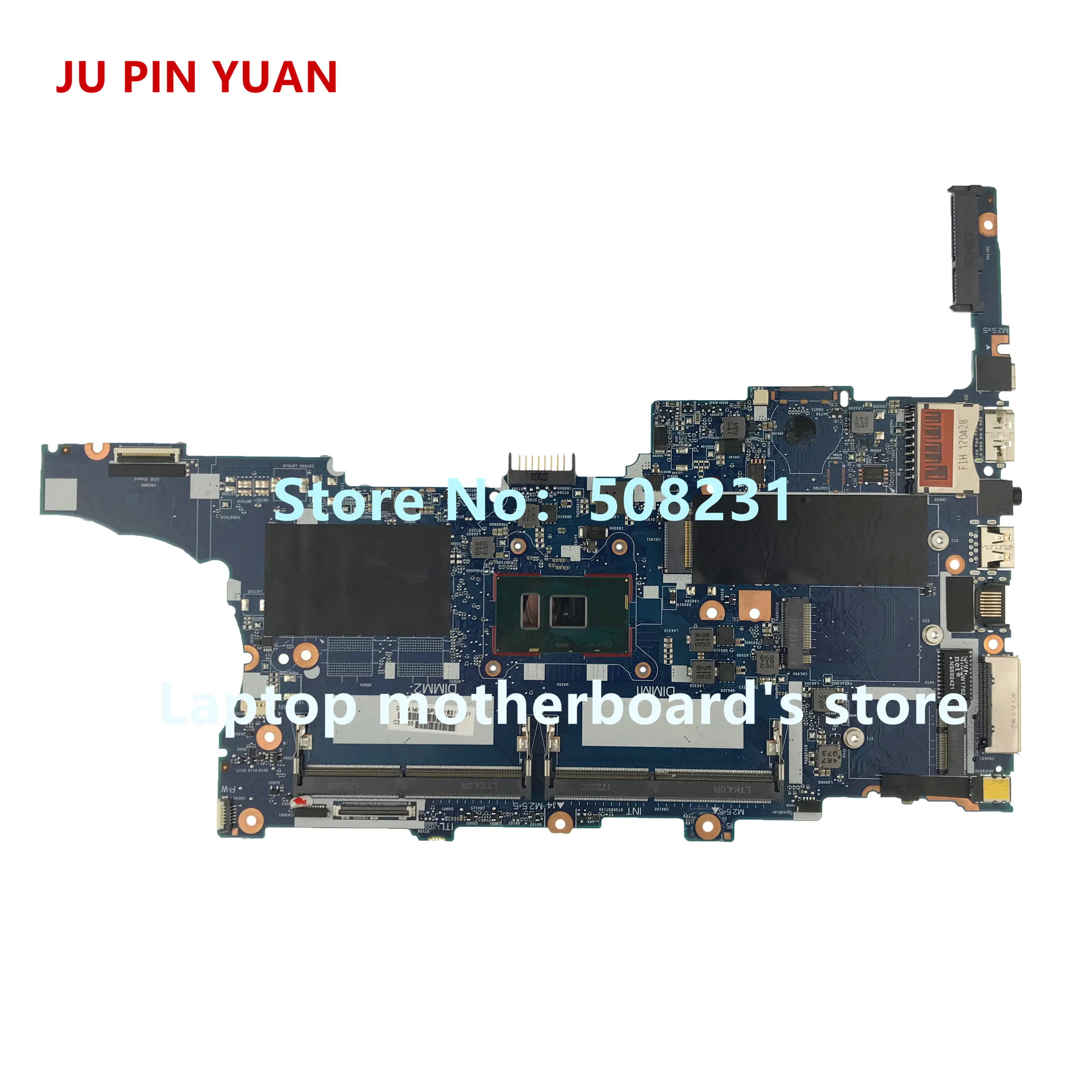 JU PIN YUAN 925525-601 0P2 DA00P2MB6D0 Laptop motherboard For HP 240 G6 Laptop 14-BW Notebook PC E2-9000 fully Tested