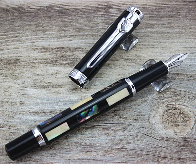 Глубокая морская яркая перьевая ручка Jinhao 18KGP | Канцтовары для офиса и дома