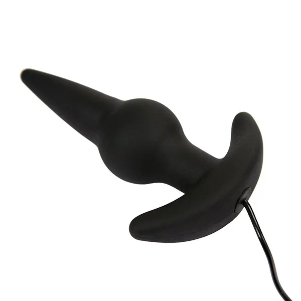 Эротическая Силиконовая пробка 10 режимов мощная Анальная вибратор массажер