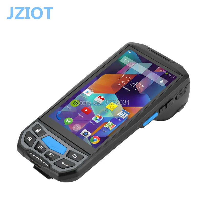 Портативный 2d считыватель штрих кодов Bluetooth 3G GSM Мобильный POS устройство с