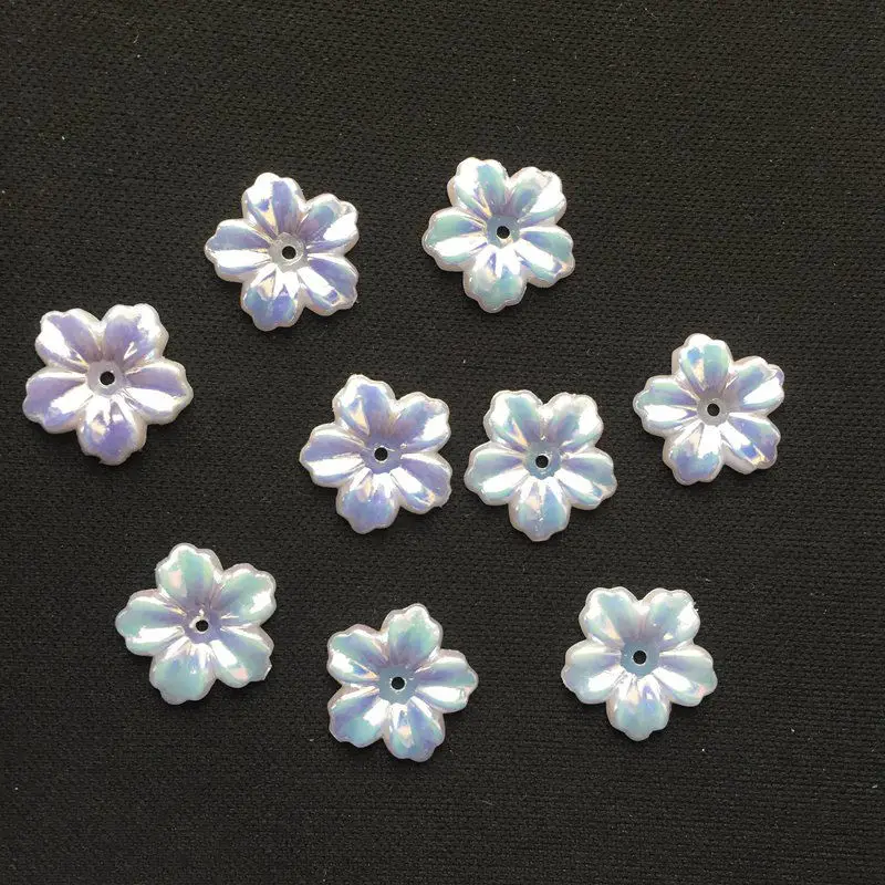 DIY80pcs12 мм смешанный цвет, AB Смола Стразы лепесток Свадебные украшения accessories-A09 - Цвет: A090