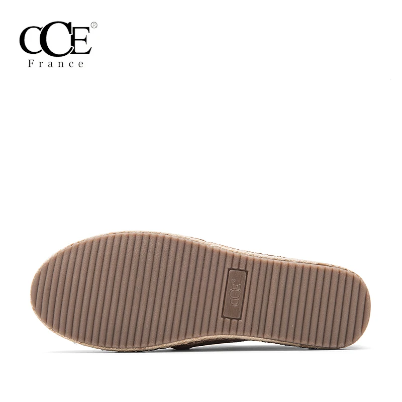 CCE Мода 2017 г. соломы женщины в рыбацком стиле Повседневная обувь Лоферы для женщин