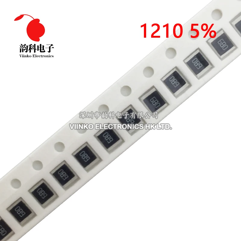 100 шт. SMD резистор 1210 5% 1/2 Вт 11 к 12 13 15 16 18 К 20 22 24 27 30 33 36 39 43 47K 51K 56K 62K 68K 75K 82K ohm |