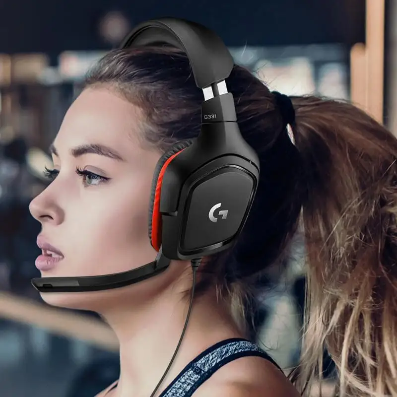 Logitech G331 3,5 мм Проводная гарнитура стерео наушники-вкладыши Наушники с микрофоном