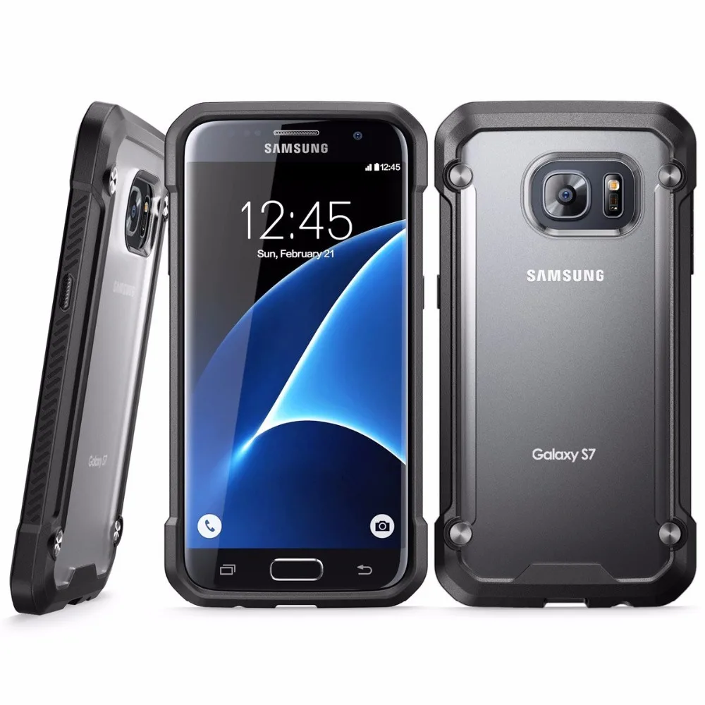 Противоударный Прозрачный чехол для Samsung Galaxy S7 Edge S8 Plus Примечание 8 силиконовый