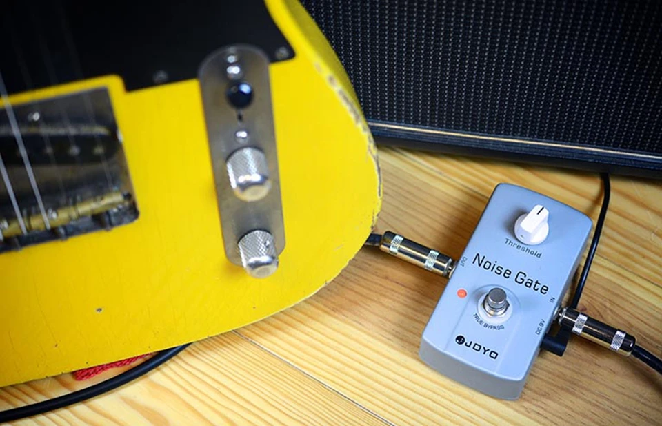 JOYO Guitar Effects Noise Gate Pedal Reduces Eletric Extra Minimum Loss Of Tone Easily Operated | Спорт и развлечения