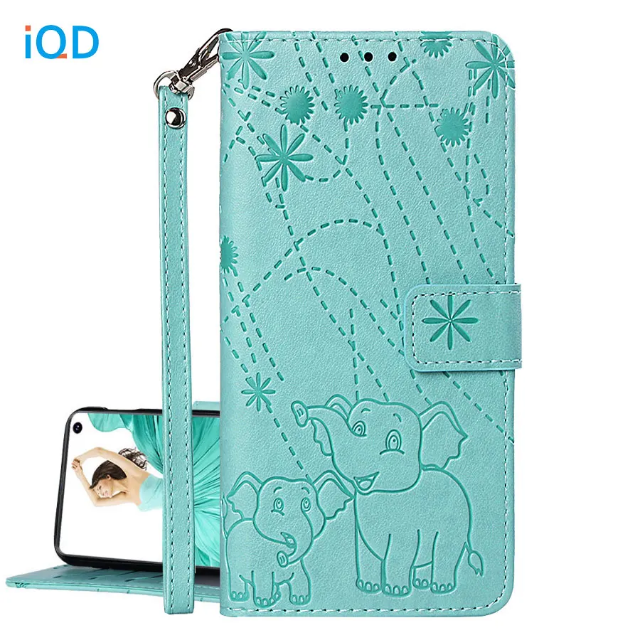 Чехол Кошелек IQD для Galaxy S10 S9 S8 Plus S10e M20 M10 откидной защитный чехол из искусственной