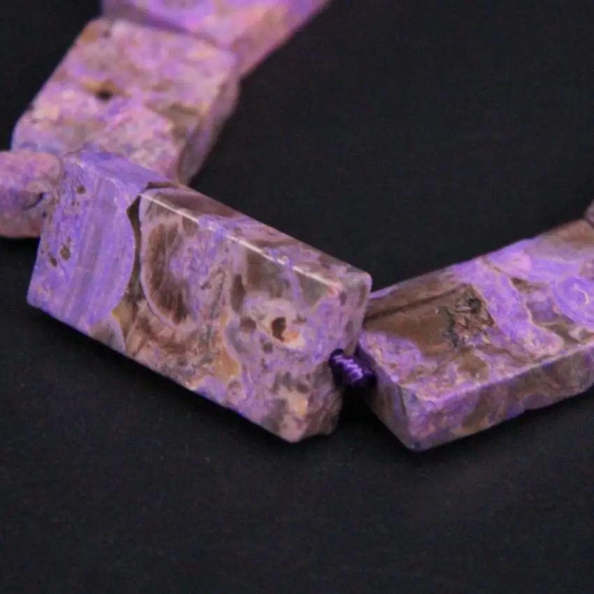 15 5 &quotнитка естественных фиолетовых морских яд в центр просверленные