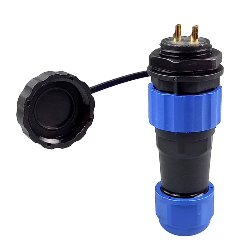 10 Sets SP20 Waterproof Aviation Connector 2/3/4/5/6/7/8/9/12 Pins IP68 20mm Circular Power Cable Male Plug Female Jack Socket |