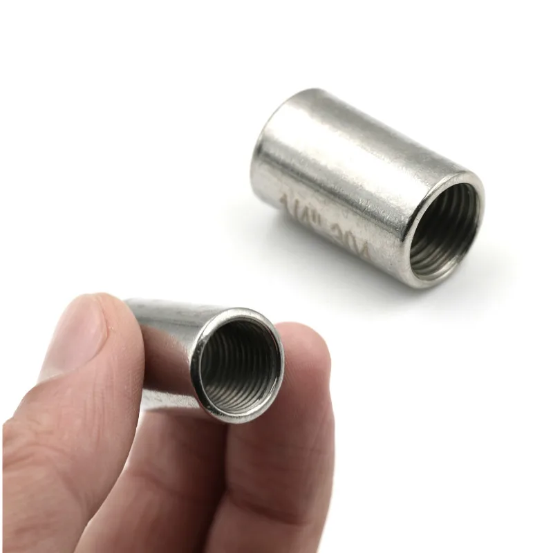 

Круглый переходник для фитинга 304 из нержавеющей стали гайка-стержень, 1/4 дюйма, BSP, с внутренней резьбой