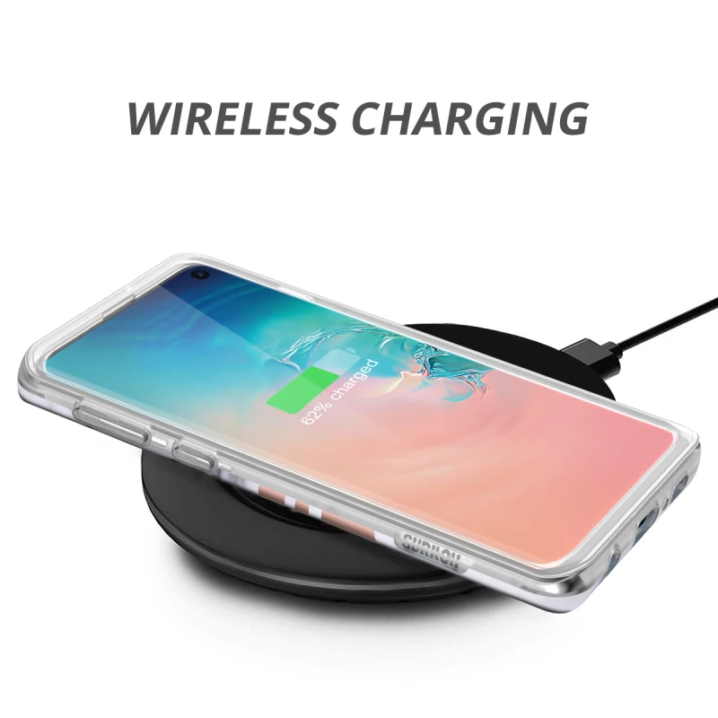 Мягкий чехол для Samsung Galaxy S20 S9 Plus A50 A51 A71 противоударный бампер со встроенной