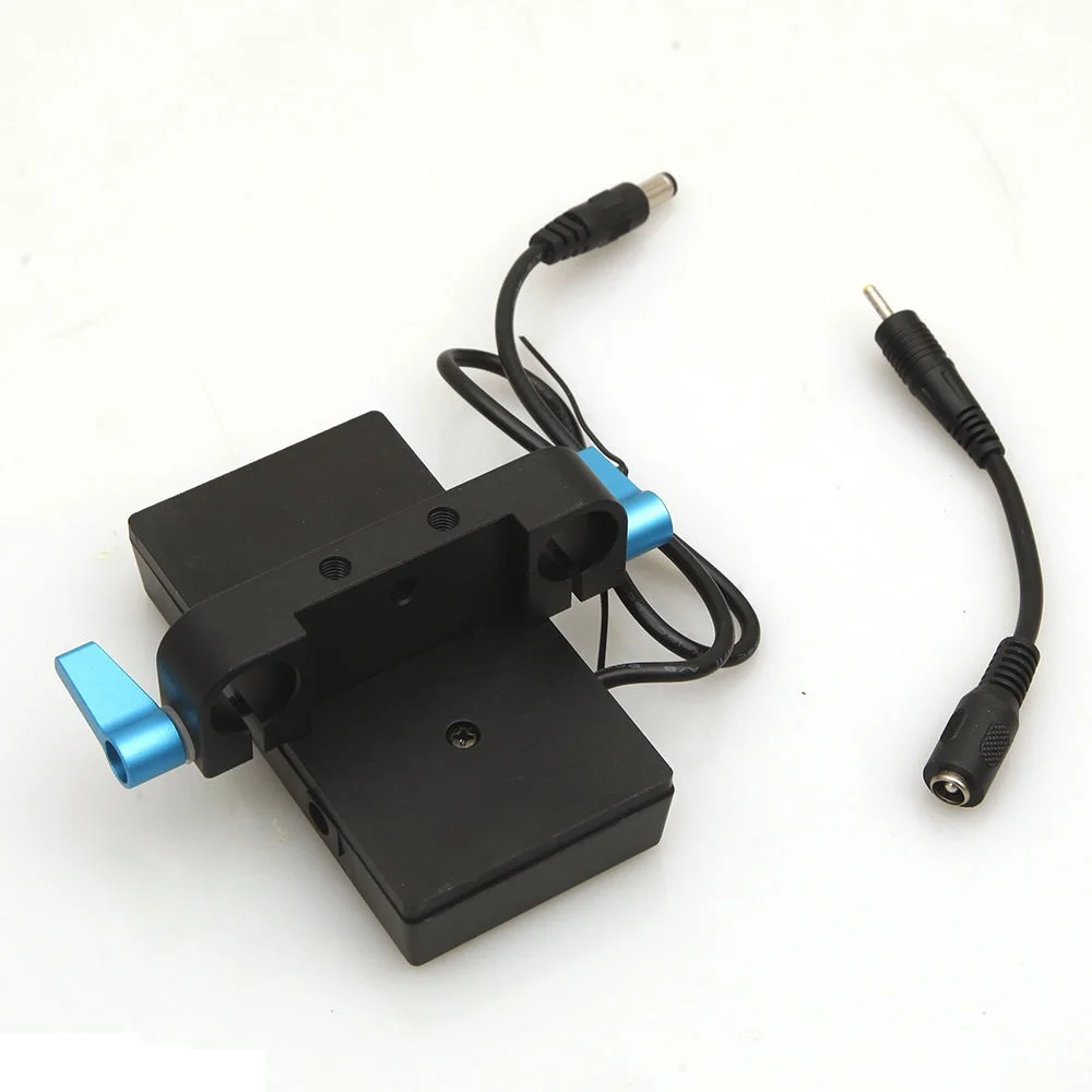 Новый адаптер для зарядки аккумулятора с зажимом 15 мм BMD BMCC BMPC 4K BMPCC Sony NP-F970 F970 |