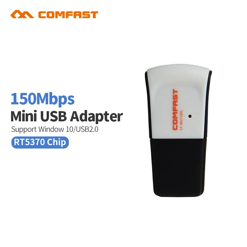 150 Мбит/с Беспроводной сети WiFi USB адаптер Ralink RT5370 сетевой карты мини внешний Wi-Fi