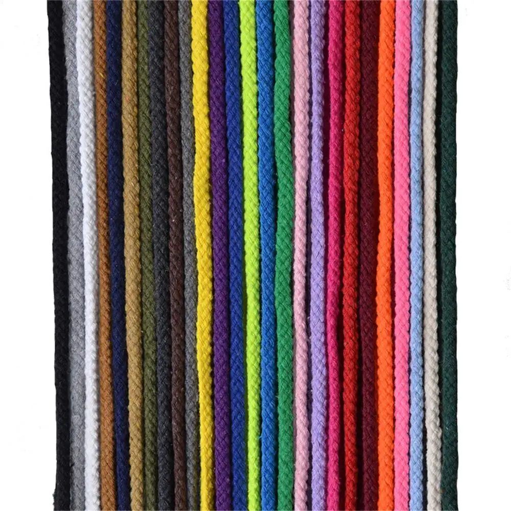 

DIY Home Decorative Braided Colorful Cotton Cord Natural Beige Twisted Cord Rope Craft Macrame String Material 5mm*100yard