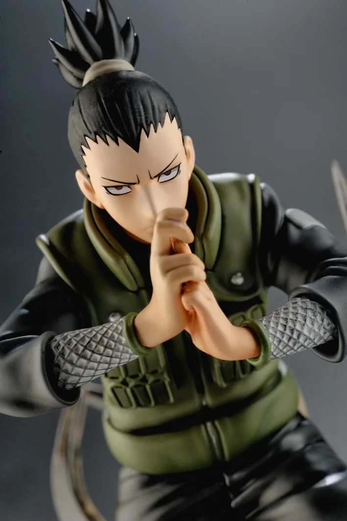 Huong Аниме Наруто 15 см Shippuden Nara Shikamaru ПВХ фигурка Коллекционная модель игрушки
