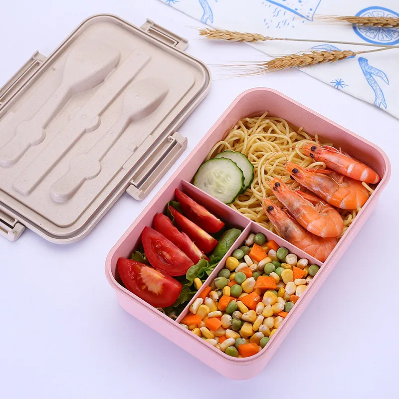 Простой герметичный Ланч-бокс милый и креативный Высокая емкость bento box домашний офис студенческий Портативный прочный контейнер для еды