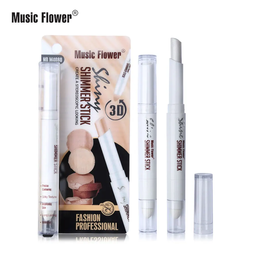 Face highlighter V face shadow nose highlights bright stereo repair concealer makeup | Красота и здоровье