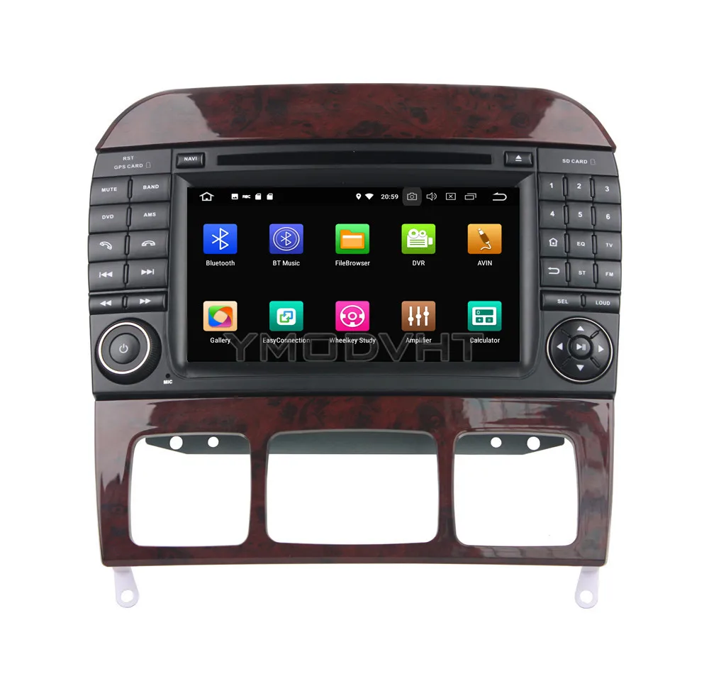 YMODVHT 7 дюймов Android 8 0 Восьмиядерный PX5 4 ГБ Автомобильный dvd плеер Радио Стерео GPS для