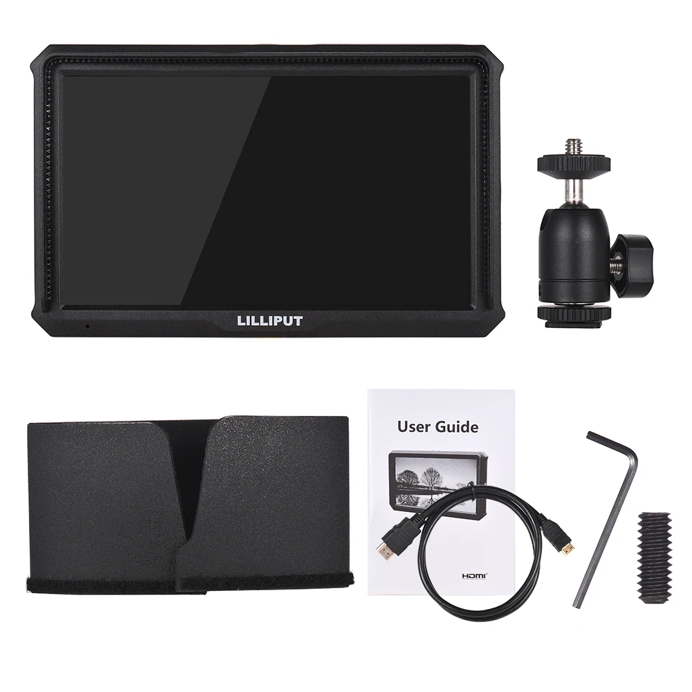 LILLIPUT A5 5 дюймовая IPS камера топ монитор вещания для 4K Full HD видеокамеры и DSLR с 1920x1080