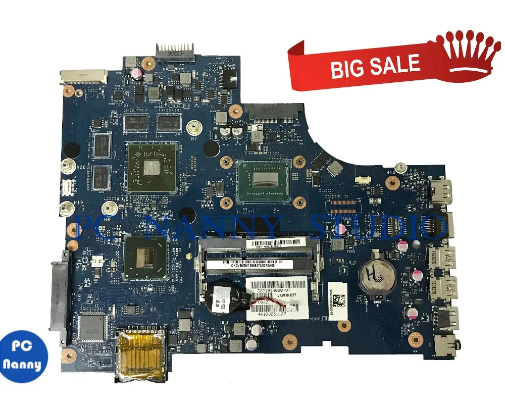 Материнская плата PCNANNY 0V98DM V98DM для Dell Inspiron 17R 3721 5721 материнская ноутбука VAW11 ЦП HD8700M