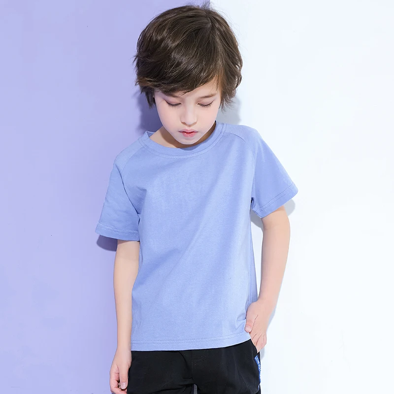 Pioneer Kids/летние фиолетовые футболки с короткими рукавами Топы буквенным принтом