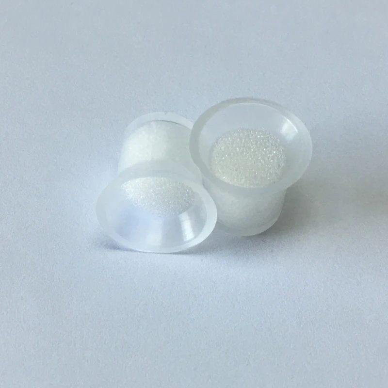 100 шт. одноразовые Пигментные чашки с губкой для перманентного