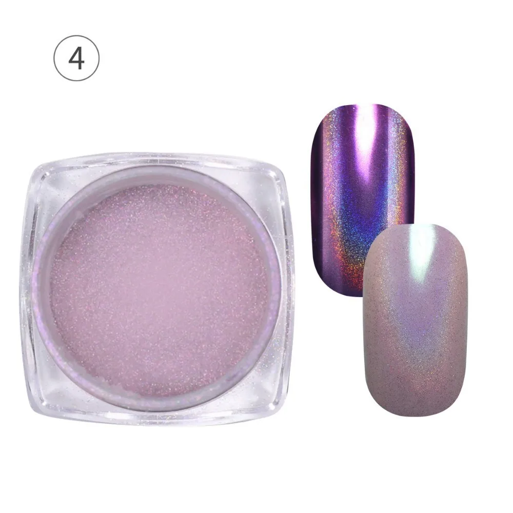 1 шт. BEAUTYBIGBANG 0,2 г мерцающий блеск для ногтей пигмент Блестящий лазер в виде ракушки порошок Маникюр украшения для ногтей - Цвет: 4