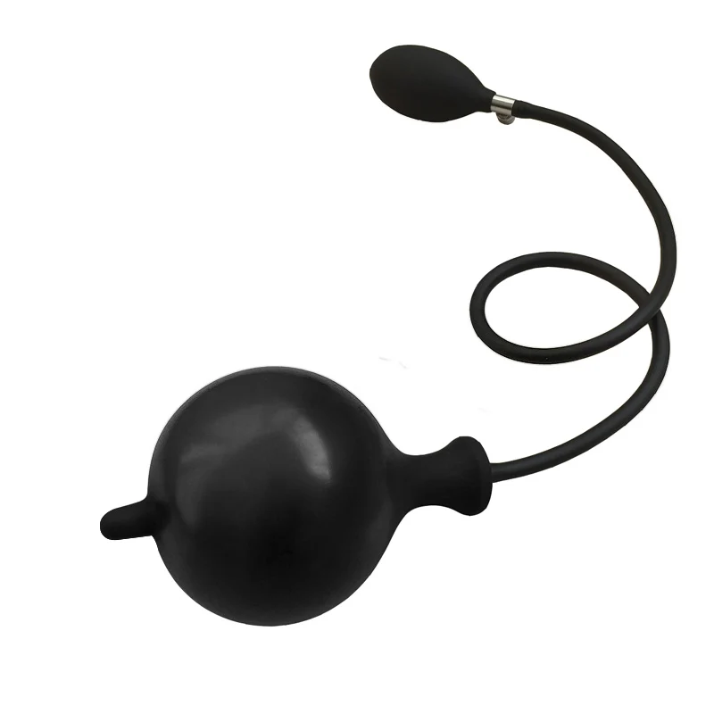 Soft Silicone Big Inflatable Anal Plug Tunnel Fisting Pump Dildo Dilator Expander Erotic Sex Toys Adult Products | Красота и здоровье